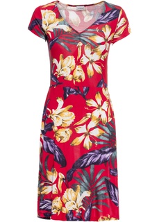 Платье из трикотажа с принтом Bonprix