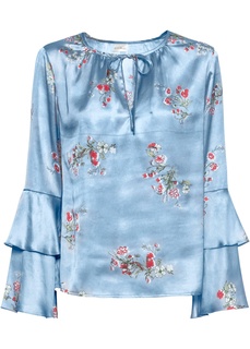 Блузка с расклешенными рукавами Bonprix