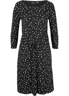 Платье трикотажное на кулиске, рукав 3/4 Bonprix