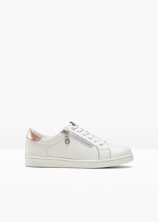 Сникерсы из натуральной кожи Bonprix