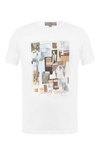 Хлопковая футболка Canali
