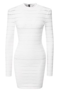 Платье из вискозы Balmain