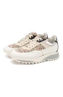 Комбинированные кроссовки Santoni