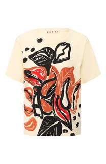 Хлопковая футболка Marni
