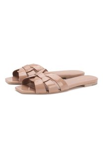 Кожаные шлепанцы Nu Pieds Saint Laurent
