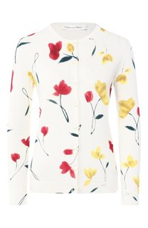 Кардиган из смеси вискозы и хлопка Oscar de la Renta