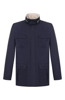 Куртка из смеси шерсти и льна Kiton