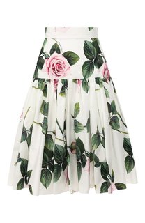 Хлопковая юбка Dolce & Gabbana