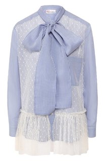 Хлопковая блузка REDVALENTINO
