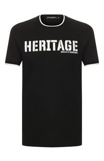 Хлопковая футболка Dolce & Gabbana