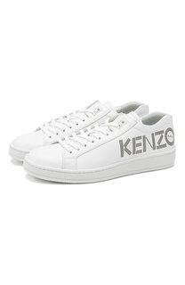 Кожаные кеды Kenzo