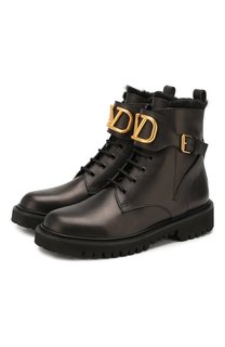 Кожаные ботинки Valentino Garavani Go Logo Valentino