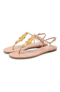 Кожаные сандалии Valentino Garavani Maison Snake Valentino
