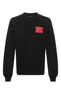 Хлопковый свитшот Dolce & Gabbana