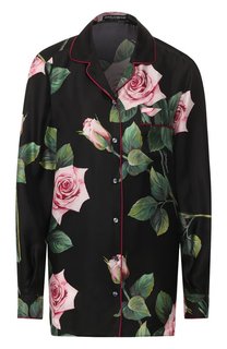 Шелковая рубашка Dolce & Gabbana