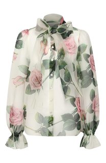 Шелковая блузка Dolce & Gabbana