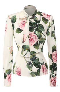 Шелковая блузка Dolce & Gabbana