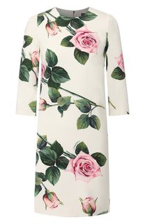 Платье из вискозы Dolce & Gabbana