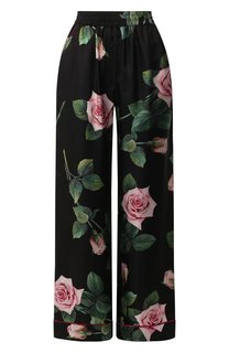 Шелковые брюки Dolce & Gabbana