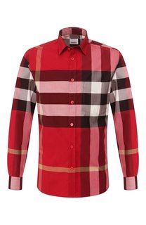 Хлопковая рубашка Burberry