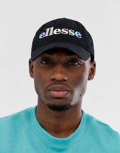 Черная кепка с вышитым логотипом ellesse Rimini-Черный