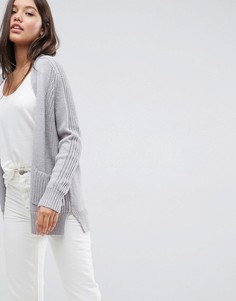 Вязаный кардиган ASOS Ultimate-Серый