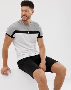 Белая футболка в стиле колор блок ASOS DESIGN-Белый