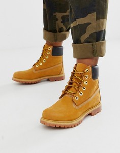 Кожаные ботильоны Timberland 6 Premium Wheat-Бежевый