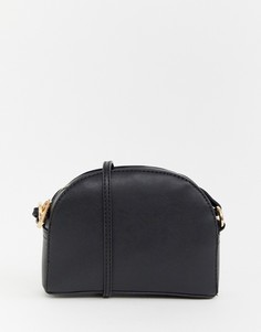 Сумка через плечо в форме полумесяца ASOS DESIGN-Синий