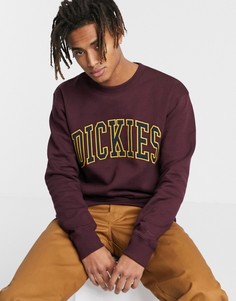 Бордовый свитшот Dickies-Красный