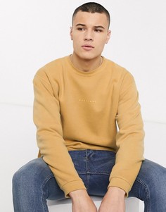 Свитшот горчичного цвета Topman-Желтый