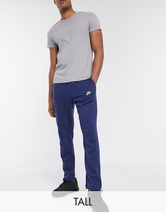 Темно-синие прямые джоггеры Nike Club Tall-Темно-синий