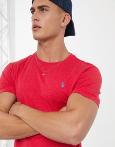 Красная футболка с логотипом Polo Ralph Lauren-Красный