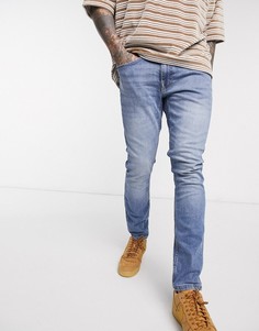 Синие джинсы скинни из органического хлопка Burton Menswear-Синий
