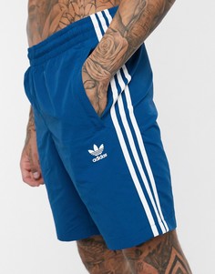 Шорты для плавания с 3 полосками adidas-Синий