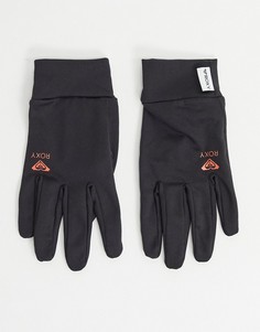 Черные перчатки Roxy-Черный