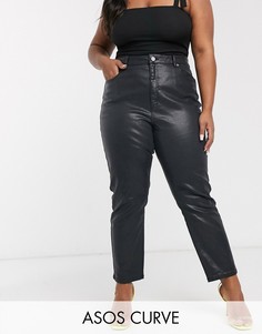Черные узкие джинсы в винтажном стиле ASOS DESIGN Curve Farleigh-Черный