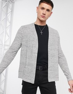 Серый фактурный меланжевый кардиган ASOS DESIGN