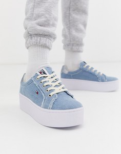 Джинсовые кроссовки Tommy Jeans-Синий