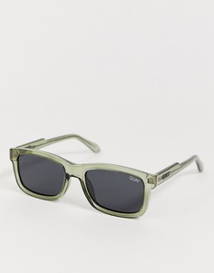 Квадратные солнцезащитные очки Quay Beatnix-Зеленый