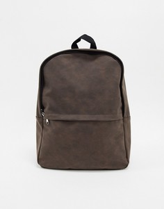 Коричневый рюкзак из неопрена ASOS DESIGN