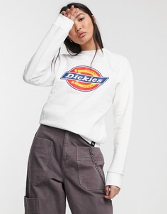 Белый слитный купальник Dickies