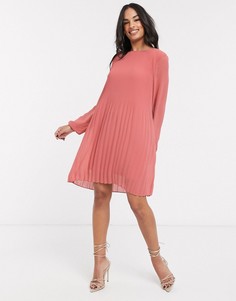 Розовое платье мини Vila-Розовый