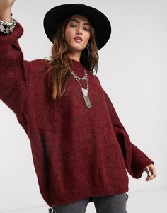 Фиолетовый джемпер Free People-Белый