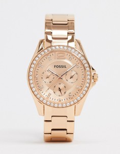 Часы Fossil Riley ES2811-Золотой