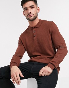 Поло Burton Menswear-Коричневый