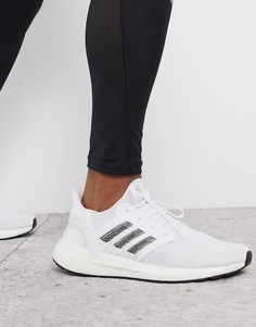 Белые кроссовки adidas Running Ultraboost 20-Белый