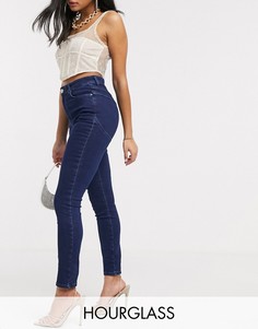 Моделирующие джинсы скинни цвета индиго ASOS DESIGN Hourglass-Синий