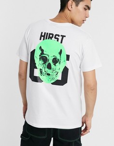 Белая футболка с принтом черепа Les (Art)ists x Damien Hirst-Белый
