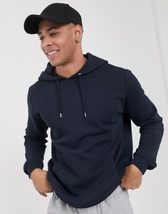 Темно-синий худи ASOS DESIGN